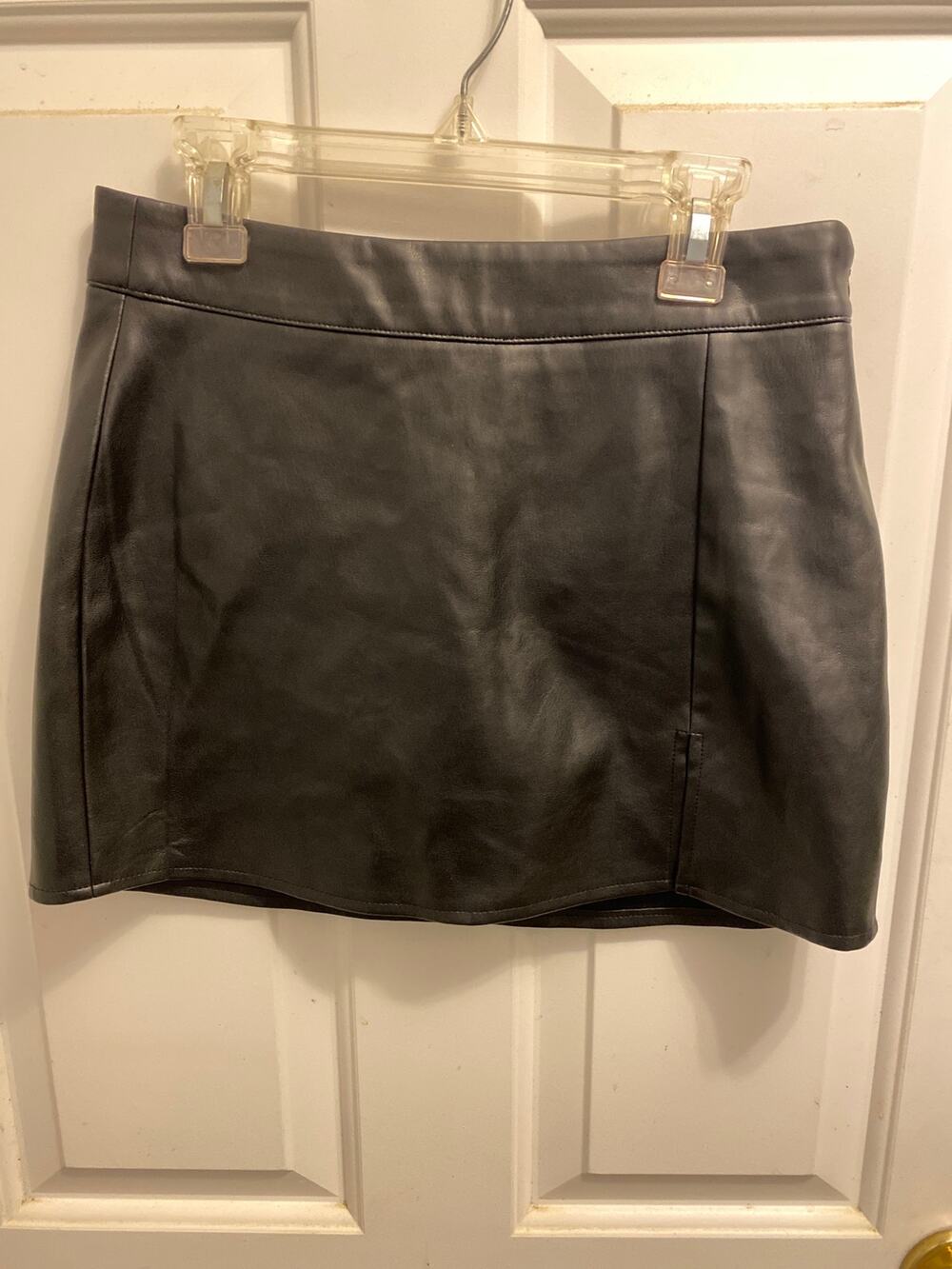 Aeropostale Black Faux Leather Mini Skort Shorts Womens Size XS Extra Small